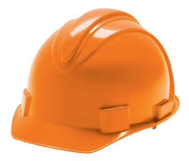 Jackson Safety 20431 Charger High Density Polyethylene Hard Hat with 4 Point Plastic Suspension Orange Pack of 12