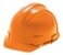 Jackson Safety 20431 Charger High Density Polyethylene Hard Hat with 4 Point Plastic Suspension Orange Pack of 12