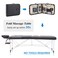 YOUNIKE Massage Tables Portable Lash Bed for Eyelash Extensions Professional Aluminum 3 Folding Lightweight Height Adjustable Facial Spa Beauty Salon Tattoo Home Black