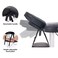 YOUNIKE Massage Tables Portable Lash Bed for Eyelash Extensions Professional Aluminum 3 Folding Lightweight Height Adjustable Facial Spa Beauty Salon Tattoo Home Black