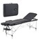 YOUNIKE Massage Tables Portable Lash Bed for Eyelash Extensions Professional Aluminum 3 Folding Lightweight Height Adjustable Facial Spa Beauty Salon Tattoo Home Black