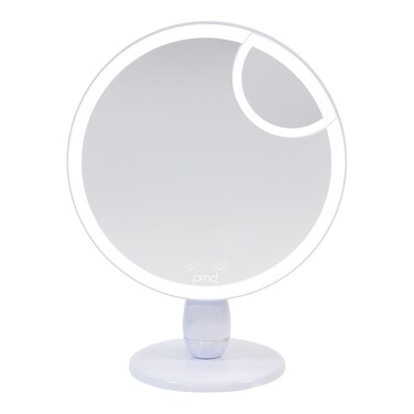 PMD Reflect Pro  Premium Beauty LED Mirror with TriLume Technology  Handheld Capabilities  Three Light Modes  360 Rotation 90 Tilt  5x Magnification  Travel Ready