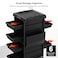 Salon Trolley with 6 Drawers  Dryer Holder Rolling Hair Cart Organizer Mobile Storage Station Hairstylist Cart with Wheels for Beauty Tattoo Hairdressing
