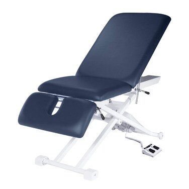 Master Massage Theramaster 3 Section Treatment Electric Table Royal Blue 29 Inch