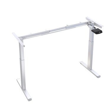 Master Massage Electric Height Adjustable Model E Table Frame With Single Motor Lift System  Single Beam Structure Design White frame Only