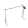 Master Massage Electric Height Adjustable Model E Table Frame With Single Motor Lift System  Single Beam Structure Design White frame Only