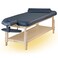 Master Massage 30 Laguna Stationary Massage Table Treatment Clincal Beauty Bed Royal Blue with Shelf Stationary Treatment with Ambient Lighting System