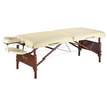 Master Massage30 Del Ray Pro Portable Massage Table 30 Width x 84 Length with Adjustable Table Height 750lbs Working Capacity Massage Bed Tattoo Table Lash Table
