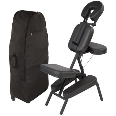MASTER MASSAGE EQUIPMENT Apollo Portable Massage Chair Black