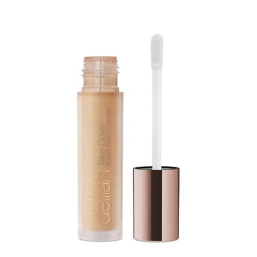 delilah  Take Cover Radiant Cream Concealer  Marble  Easily Blendable Hydrating LongLasting Light Reflecting Imperfections Corrector  Enriched with Vitamin E  Medium to Full Coverage012 Oz