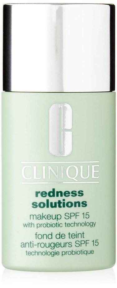 CliniqueRedness Solutions Liquid Foundation Makeup Broad Spectrum SPF 15 With Probiotic Technology  Covers Redness  Appropriate For Skin With Rosacea