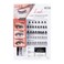 KISS Lash Couture Lash Mapping Kit with 3 Mapping Stickers SemiPermanent Lash Adhesive Adhesive Remover Tweezers Spoolie Micro Brush and 42 Lash Clusters21 Pair Pack of 1