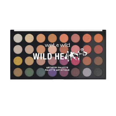 wet n wildArtistry Eyeshadow Makeup Palette Wild Heart 32Piece Makeup Set HighlyPigmented Matte Shimmer Metallic Finishes Long Lasting Blendable Make Up Eye Shadows Cosmetics