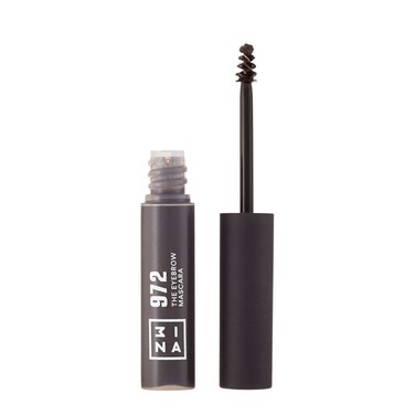3INAMAKEUP  Vegan  Cruelty Free  The Eyebrow Mascara 972  Gray  Fixes Defines Adds Volume and Control Brows Non Sticky Gel Formula  Dense  Fuller Brows  Multiplier Effect  Good Adhesion