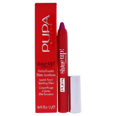 Pupa Milano Shine Up Lipstick  Provides Definition And Fullness  Two In One Crayon  Achieve Full Metallic Finish  Provides Extreme Shimmer  Long Lasting  007 Be Hot Be Pink  0056 OZ