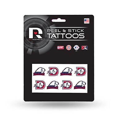 NCAA Dixie State Red Storm Face Tattoos 8piece Set
