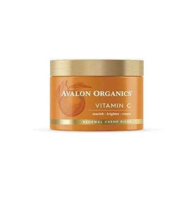 Avalon OrganicsSkin Moisturizer with Vitamin C 17 Oz Dermatologist Tested PlantBased Formula CrueltyFree