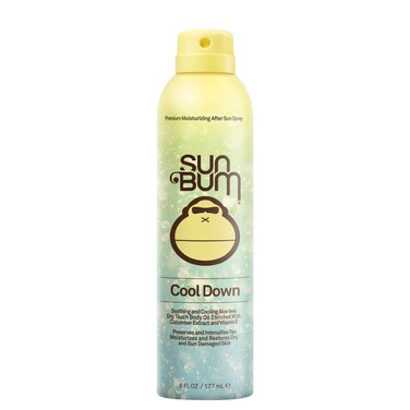 Sun Bum Cool Down Aloe Vera Spray  Vegan After Sun Care with Cocoa Butter to Soothe and Hydrate Sunburn Pain Relief  6 oz