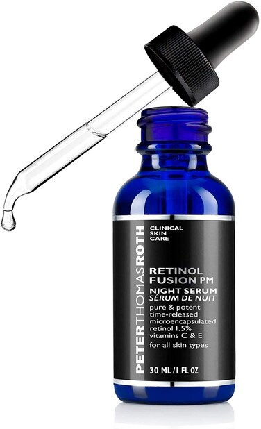 Peter Thomas RothRetinol Fusion PM Night Serum  Hydrating Retinol Facial Serum 15 Microencapsulated Retinol for Fine Lines Wrinkles Uneven Skin Tone Texture and Radiance Pack of 1