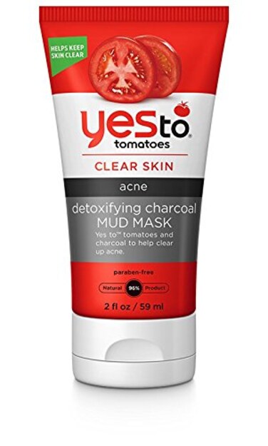 Yes To Tomatoes Clear Skin Detoxifying Charcoal Mud Mask For Acne Prone Skin Draw Out Impurities And Prevent Breakouts Contains Salicylic Acid 96 Natural Ingredients Red Tomato 2006 Fl Oz