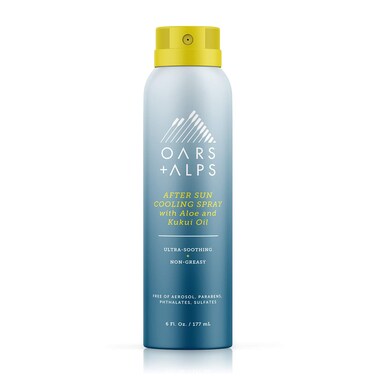Oars  Alps After Sun Cooling Spray Includes Aloe Vera and Niacinamide with a Green Tea Scent 6 Fl Oz