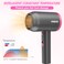 ANIEKINHair DryerPortable Ionic Blow Dryer with Diffuser for Curly Hair 1875 Watts Blow Dryer with Nozzle for Fast Drying as Salon Compact and Lightweight Hairdryer for TravelLight Grey