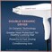 CONAIRDouble Ceramic Hair Dryer with Diffuser  Blow Dryer with Ionic Conditioning  Includes Diffuser and Concentrator  Amazon Exclusive