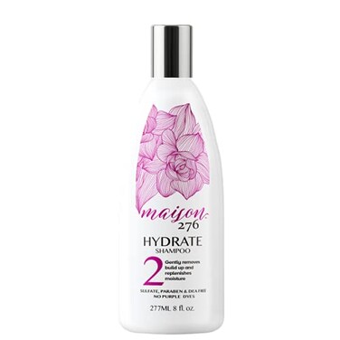 Maison 276 HYDRATE Shampoo for Silver Gray and Blonde Hair Paraben Sulfate and DEA free No Purple Dye 8 oz