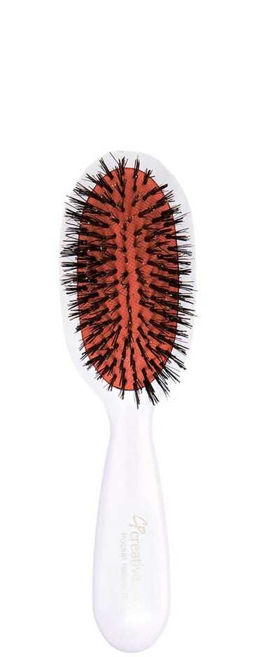 CreativeCreative Hair Brushes Classic Pocket Boar BristleWhite