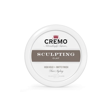 Cremo Premium Barber Grade Hair Styling Sculpting Clay High Hold Matte Finish 4 Oz