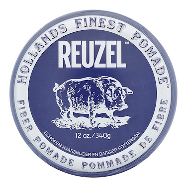 REUZEL Fiber Pomade Firm and Pilable All Day Hold Water Soluble Styling Low Shine and Flake Free Easy To Wash Out For All Hairstyles
