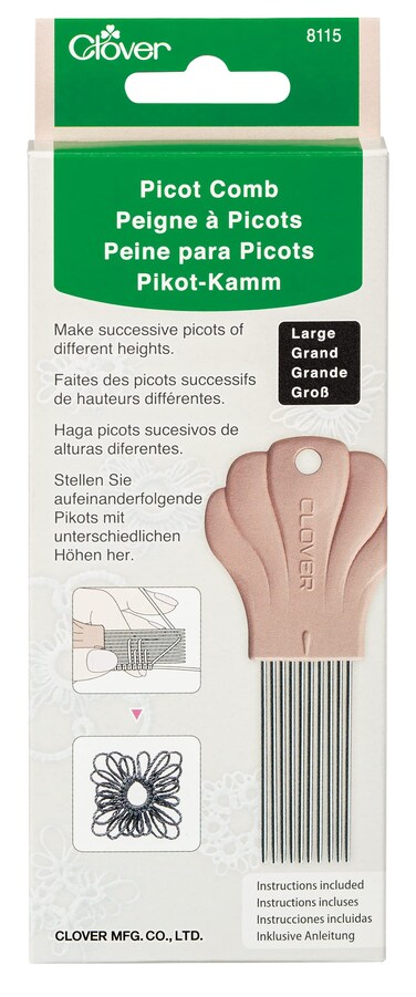 Clover Picot Comb  Large