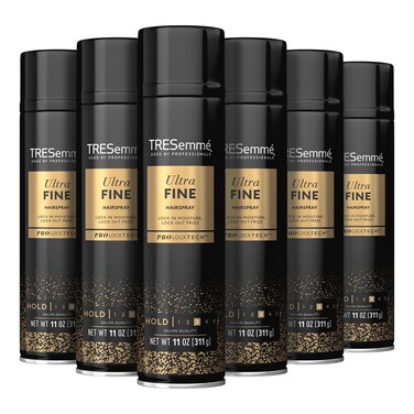 TRESemmUltra Fine Mist Hairspray Pack of 6 for 24Hour Frizz Control with Pro Lock Tech 11 oz