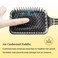 Paddle Brush for Blow Drying Detangling Brush for Curling Straight Thick Thin Wet and Dry Hair Large Paddle Hair Brush with Soft Nylon Bristle Hair Brushes for Women Men Kids