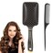 Paddle Brush for Blow Drying Detangling Brush for Curling Straight Thick Thin Wet and Dry Hair Large Paddle Hair Brush with Soft Nylon Bristle Hair Brushes for Women Men Kids