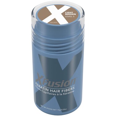 XFusion Keratin Hair Fibers  Light Brown 15g