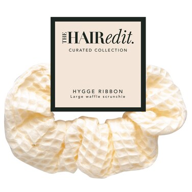 The Hair EditHygge Ribbon Waffle Scrunchie
