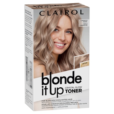 ClairolBlonde It Up Crystal Glow Toners DemiPermanent Hair Dye Luminous Pearl Hair Color Pack of 1