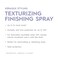 KerasilkTexturizing Finishing Spray  Flexible Hold  Creates Natural Texture Volume  Body  Anti Humidity Effect  With Heat Protection