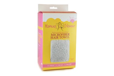 Morning Glamour Microfiber Hair Towel Silver