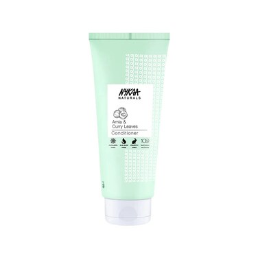 Nykaa NaturalsAmla and Curry Leaves Conditioner  Anti Frizz Smoothens and Strengthens  Rich in Vitamin C Antioxidants and Amino Acids  608 oz