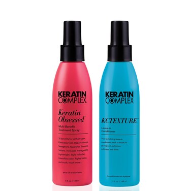 Keratin ComplexBlow Dry Essential Curl Kit  Keratin Obsessed 5 fl oz  KCTEXTURE LeaveIn Conditioner 5 fl oz