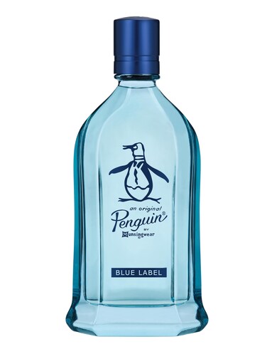 Original Penguin FragrancesOriginal Penguin Blue Label 34 fl oz EDT  fresh marine aqua clean homme hombre refreshing casual daytime bergamot grapefruit cypress sage driftwood mango musk patchouli