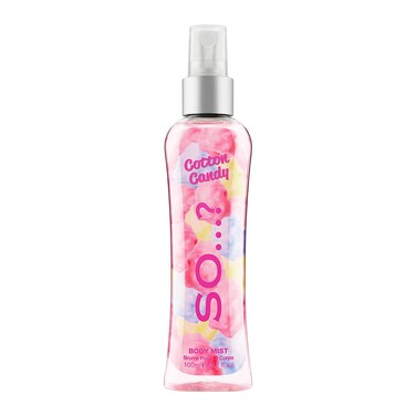 So Cotton Candy Body Mist Perfume for Women  Sweet Vanilla Perfume with Notes of Bergamot Raspberry Candy Floss  Gifts for Women  35 oz
