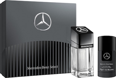 MercedesBenz Select  Mens Curated Gift Set Duo In Iconic Original Elegant Scent Select  Includes Eau De Toilette Spray And Deodorant Stick  Woody Aromatic Notes Of Spice And Citrus  2 Pc