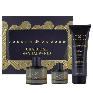 Joseph AbboudCharcoal Sandalwood Eau de Parfum Gift Set for Him 34 fl oz