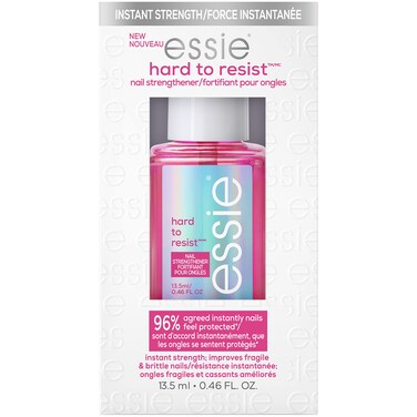 essieNail Care 8Free Vegan Hard To Resist Nail Strengthener Glow and Shine pink tint 046 fl oz