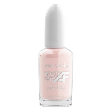 wet n wild Fast Dry AF Nail Polish Color Light Pink Ballerina Dropout  Quick Drying  40 Seconds  Long Lasting  5 Days Shine