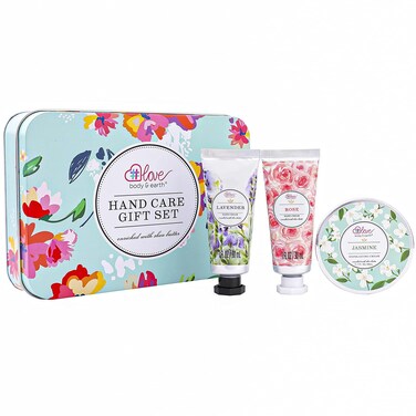 Hand Cream Gift Set  Hand Lotion Gift Box for Women Travel Size Hand Cream Gift Set RepairMoisture Dry Hands Skin Care Birthday Gift Set for Women Includes 2 Hand Cream  Exfoliating Cream