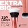 Real TechniquesExtra Big Stippling Brush Large Makeup Brush For Liquid  Cream Foundation BB Cream CC Cream  Skin Tints XL Oversized Brush CrueltyFree Synthetic Bristles 1 Count